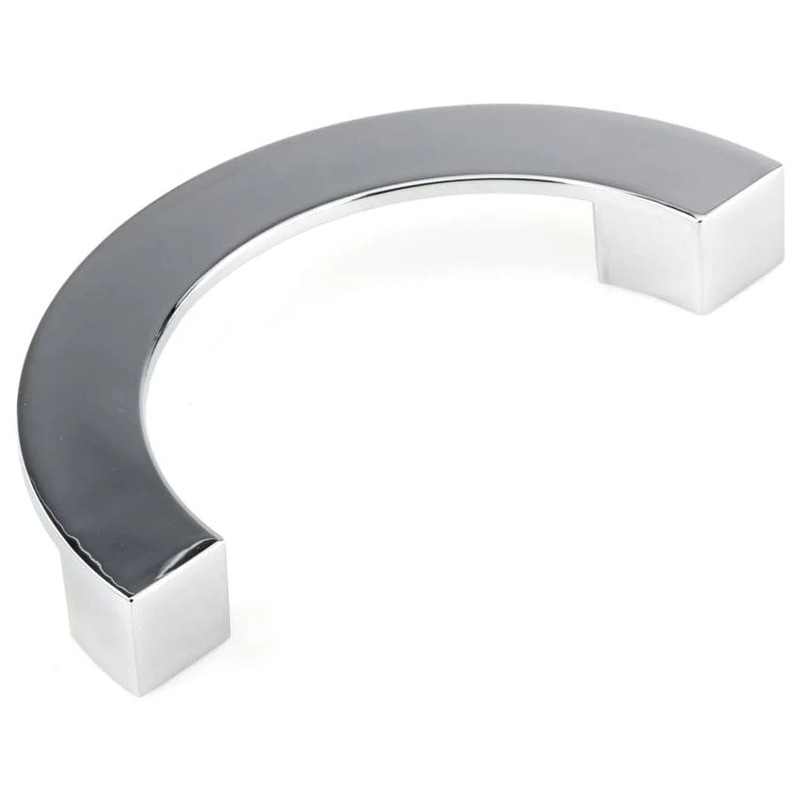 Contemporary Pull, 5-1/16" Center-to-Center, Chrome
